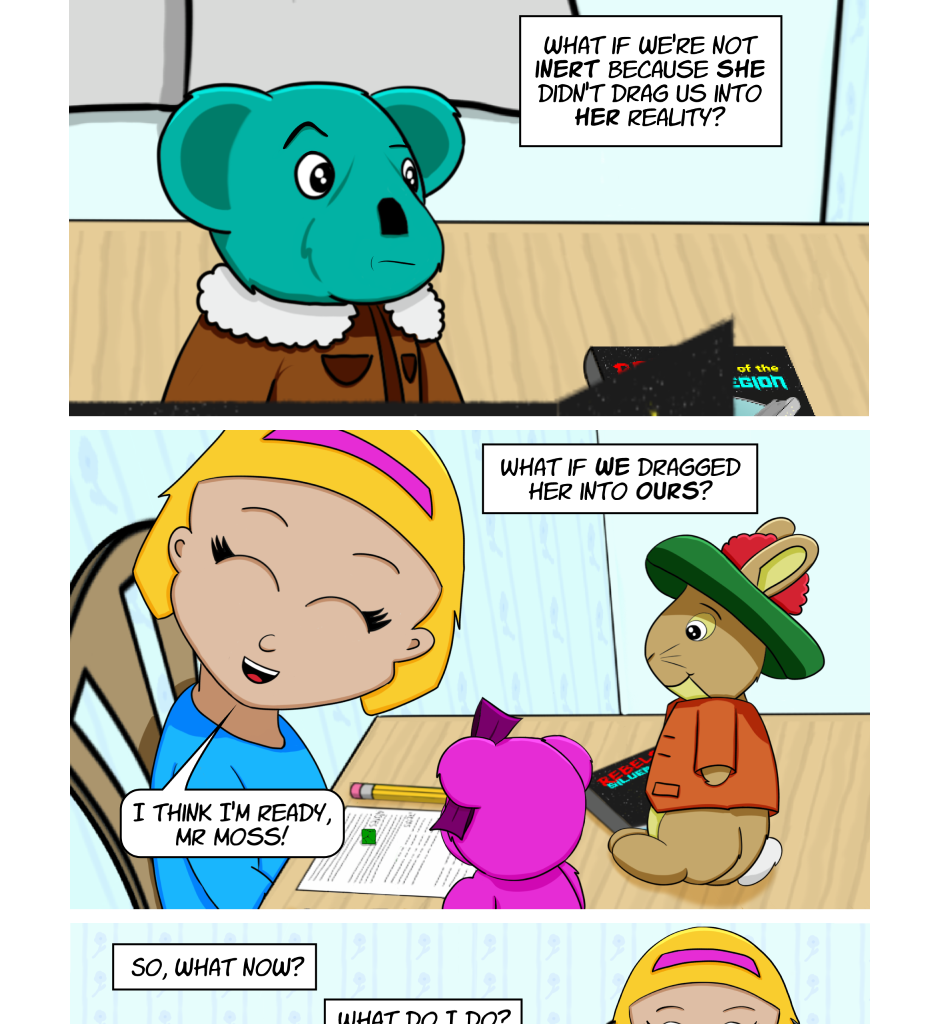 Fuzzy Knights - Episode 7, Page 1: Episode 6: Epic Mossfoot Speech