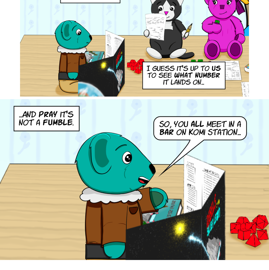 Fuzzy Knights - Episode 7, Page 1: Episode 6: Epic Mossfoot Speech