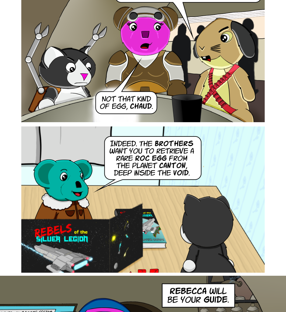 Fuzzy Knights - Episode 8, Page 1: Episode 7: You All Meet At A Bar...