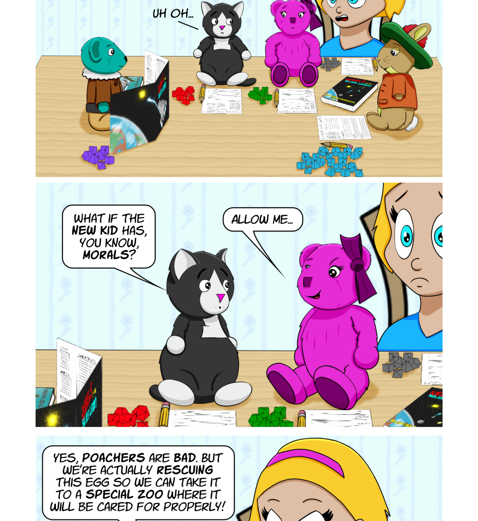 Fuzzy Knights - Episode 9, Page 1: Episode 8: A Roc'y Start