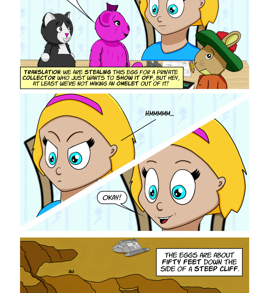 Fuzzy Knights - Episode 9, Page 1: Episode 8: A Roc'y Start