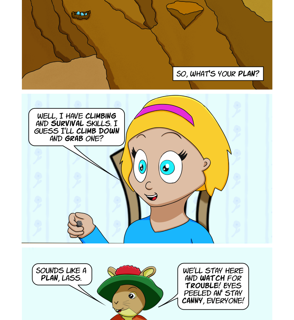 Fuzzy Knights - Episode 9, Page 1: Episode 8: A Roc'y Start