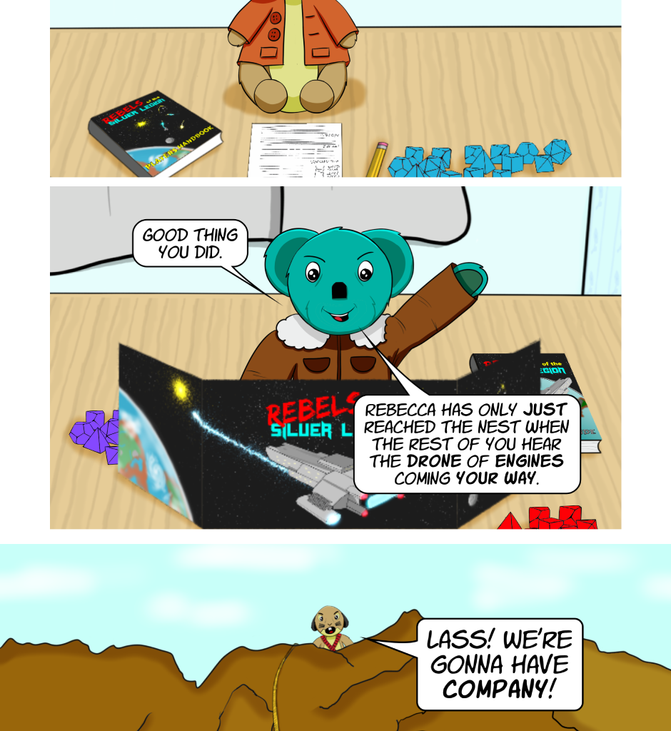 Fuzzy Knights - Episode 9, Page 1: Episode 8: A Roc'y Start