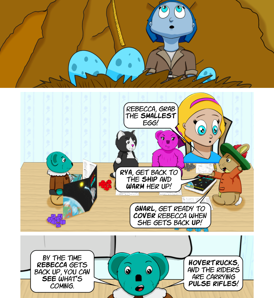 Fuzzy Knights - Episode 9, Page 1: Episode 8: A Roc'y Start