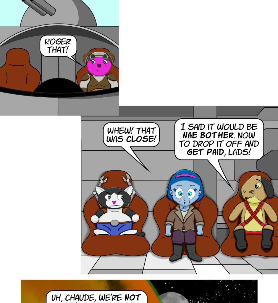 Fuzzy Knights - Episode 9, Page 1: Episode 8: A Roc'y Start