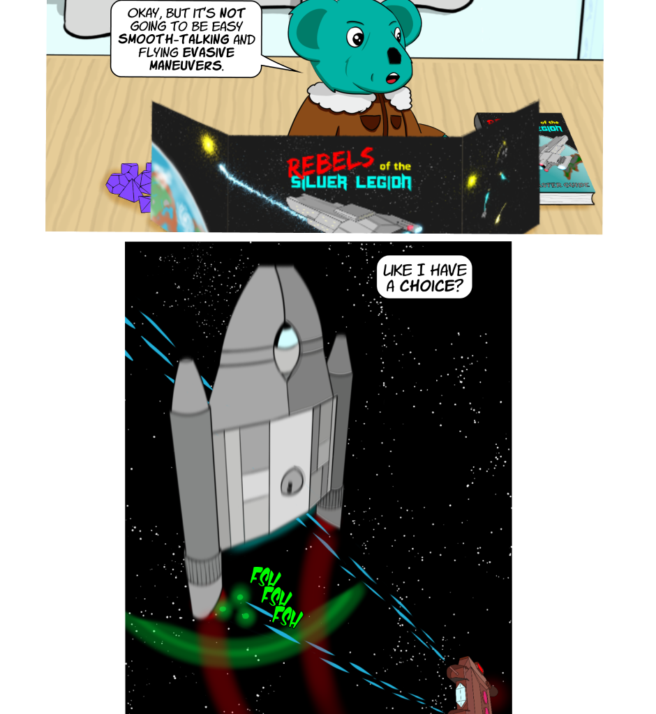 Fuzzy Knights - Episode 11, Page 1: Episode 10: It's a Hard Roc Life