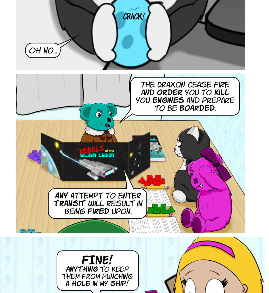 Fuzzy Knights - Episode 11, Page 1: Episode 10: It's a Hard Roc Life