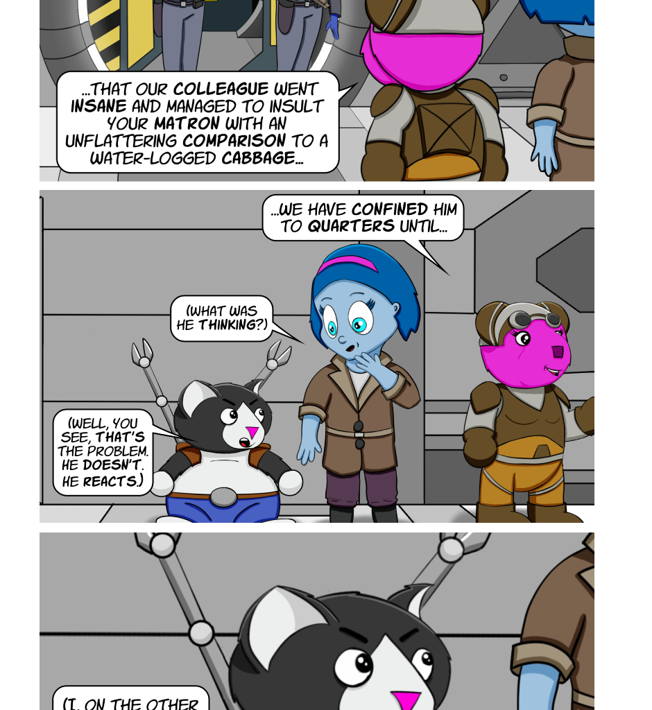 Fuzzy Knights - Episode 11, Page 1: Episode 10: It's a Hard Roc Life