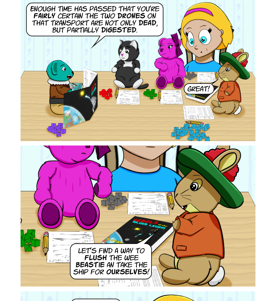 Fuzzy Knights - Episode 12, Page 1: Episode 11: Between a Roc and a Hard Place