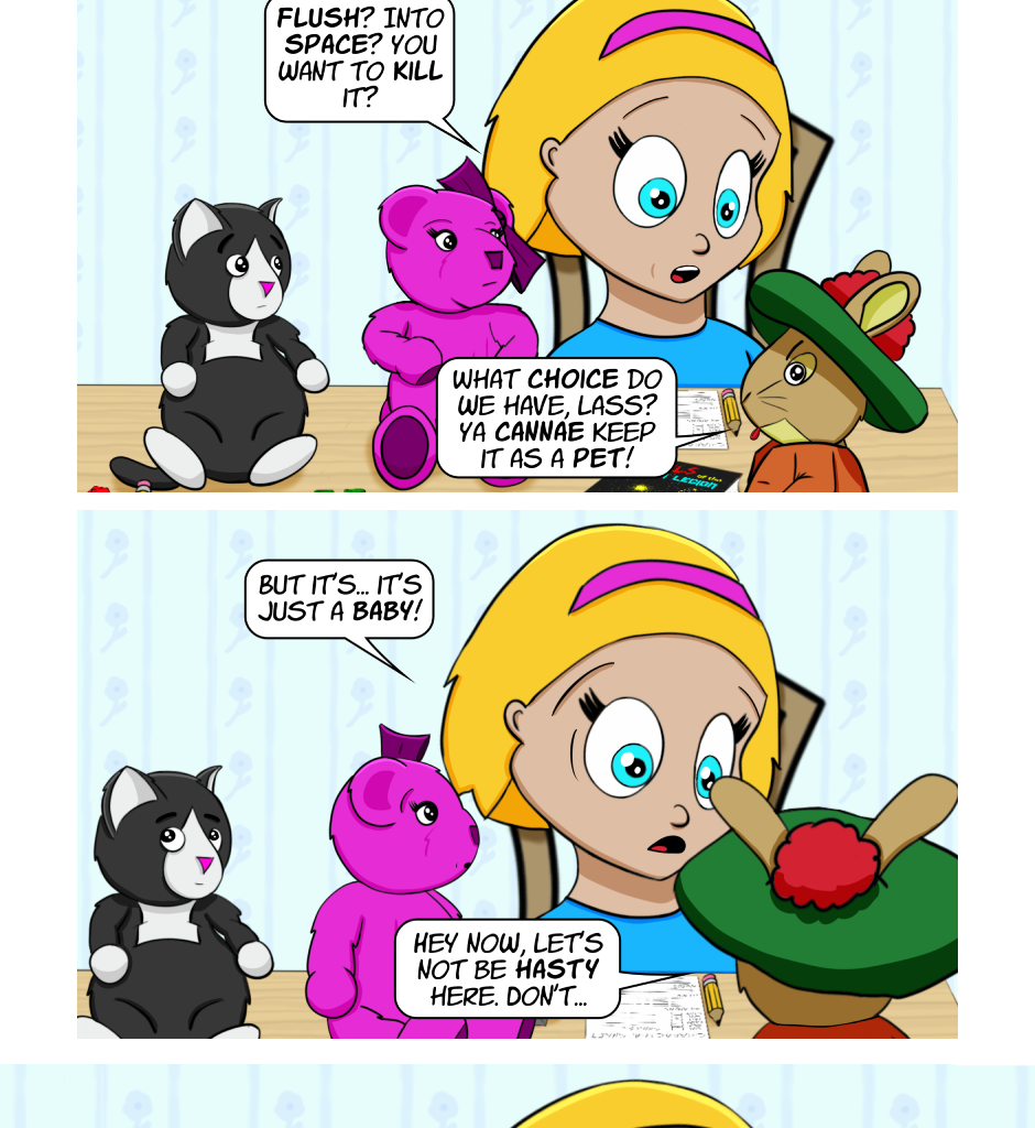 Fuzzy Knights - Episode 12, Page 1: Episode 11: Between a Roc and a Hard Place