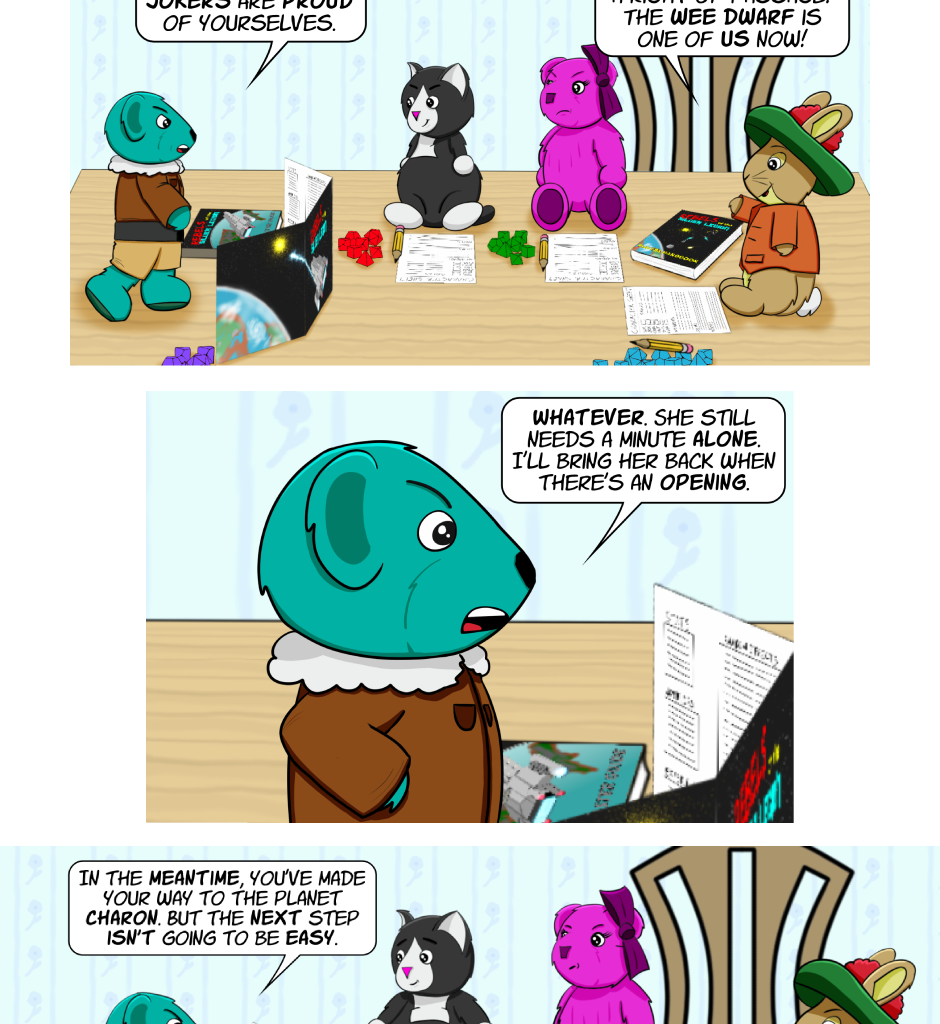 Fuzzy Knights - Episode 14, Page 1: Episode 13: Roc Bottom