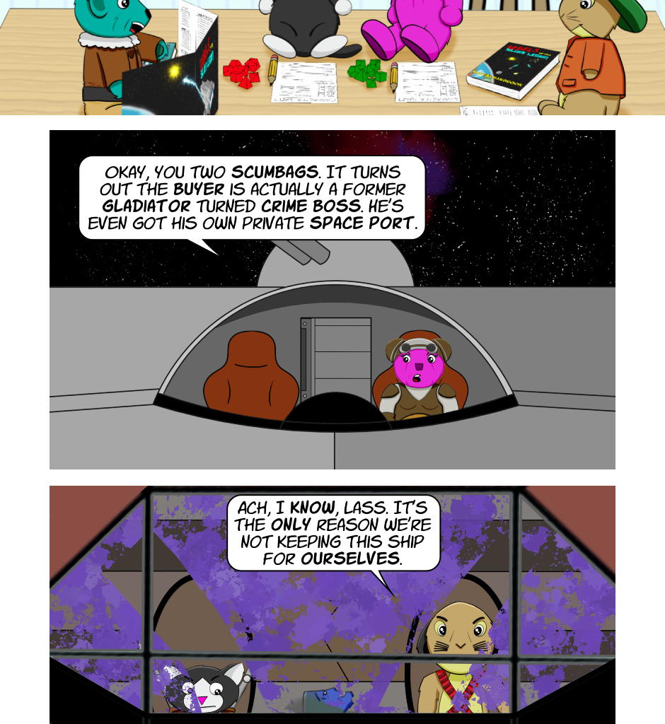 Fuzzy Knights - Episode 14, Page 1: Episode 13: Roc Bottom