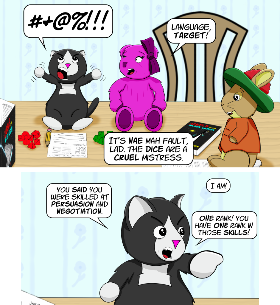 Fuzzy Knights - Episode 15, Page 1: Episode 14: Roc'ing the Boat