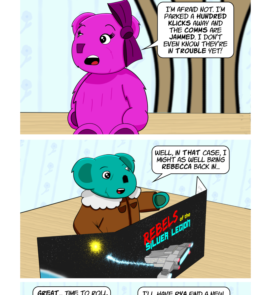 Fuzzy Knights - Episode 15, Page 1: Episode 14: Roc'ing the Boat