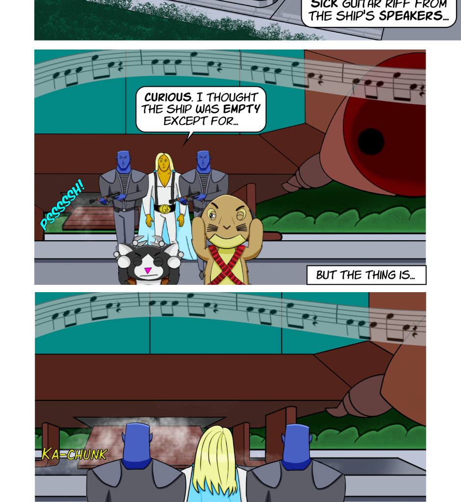 Fuzzy Knights - Episode 16, Page 1: Episode 15: Roc and Roll