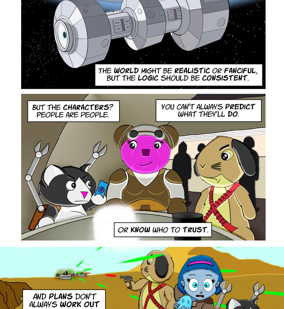 Fuzzy Knights - Episode 17, Page 1: Episode 16: After Action Report