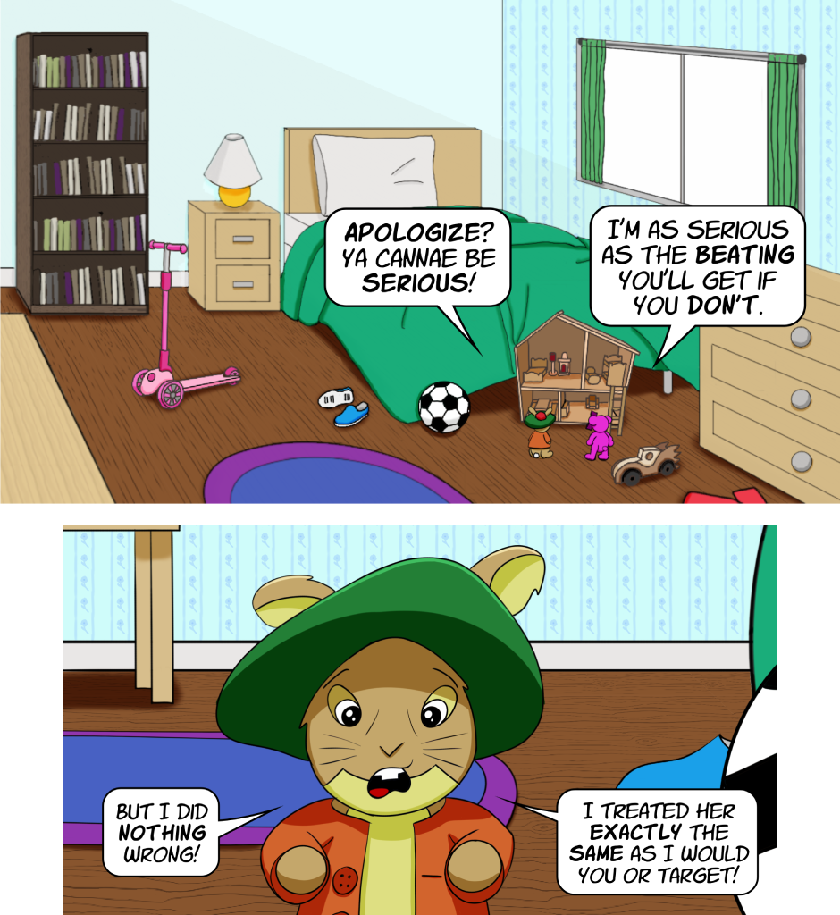 Fuzzy Knights - Episode 18, Page 1: Episode 17: A Question of Worth