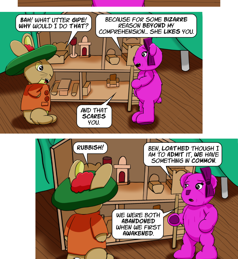 Fuzzy Knights - Episode 18, Page 1: Episode 17: A Question of Worth