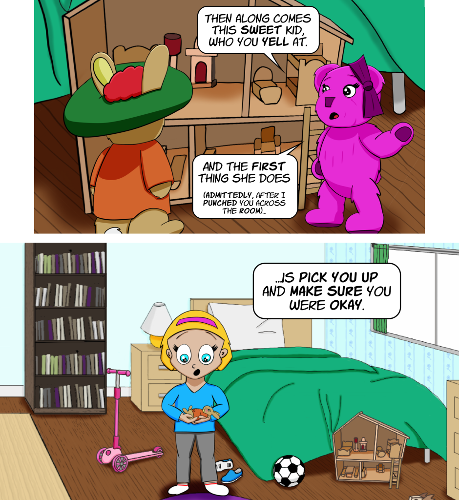 Fuzzy Knights - Episode 18, Page 1: Episode 17: A Question of Worth