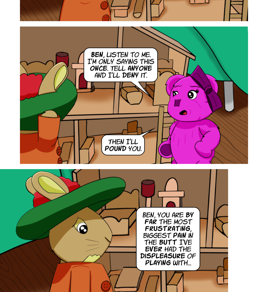 Fuzzy Knights - Episode 18, Page 1: Episode 17: A Question of Worth