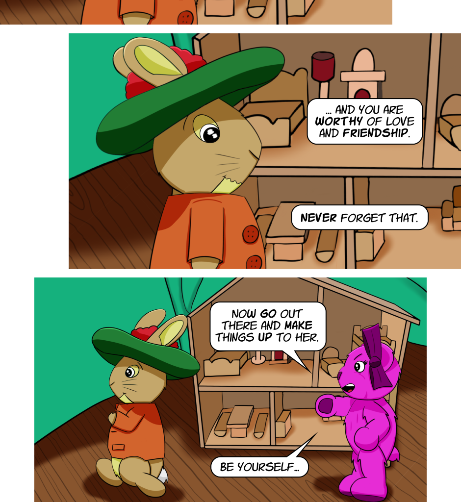 Fuzzy Knights - Episode 18, Page 1: Episode 17: A Question of Worth
