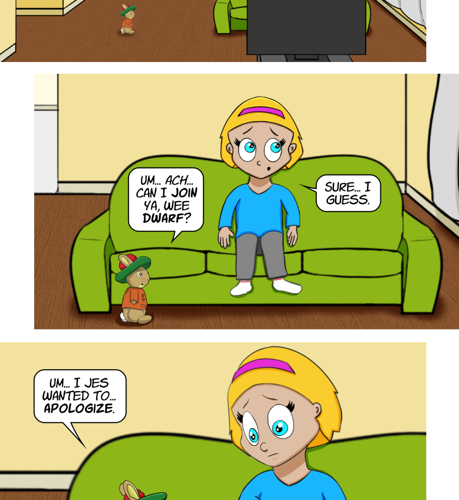 Fuzzy Knights - Episode 19, Page 1: Episode 18: The Unicorn