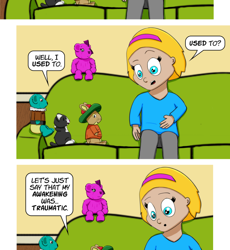 Fuzzy Knights - Episode 19, Page 1: Episode 18: The Unicorn