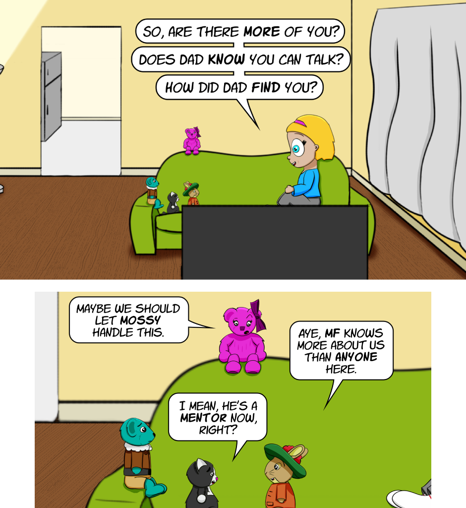 Fuzzy Knights - Episode 20, Page 1: Episode 19: Getting to Know You