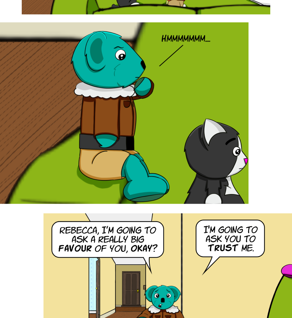 Fuzzy Knights - Episode 20, Page 1: Episode 19: Getting to Know You