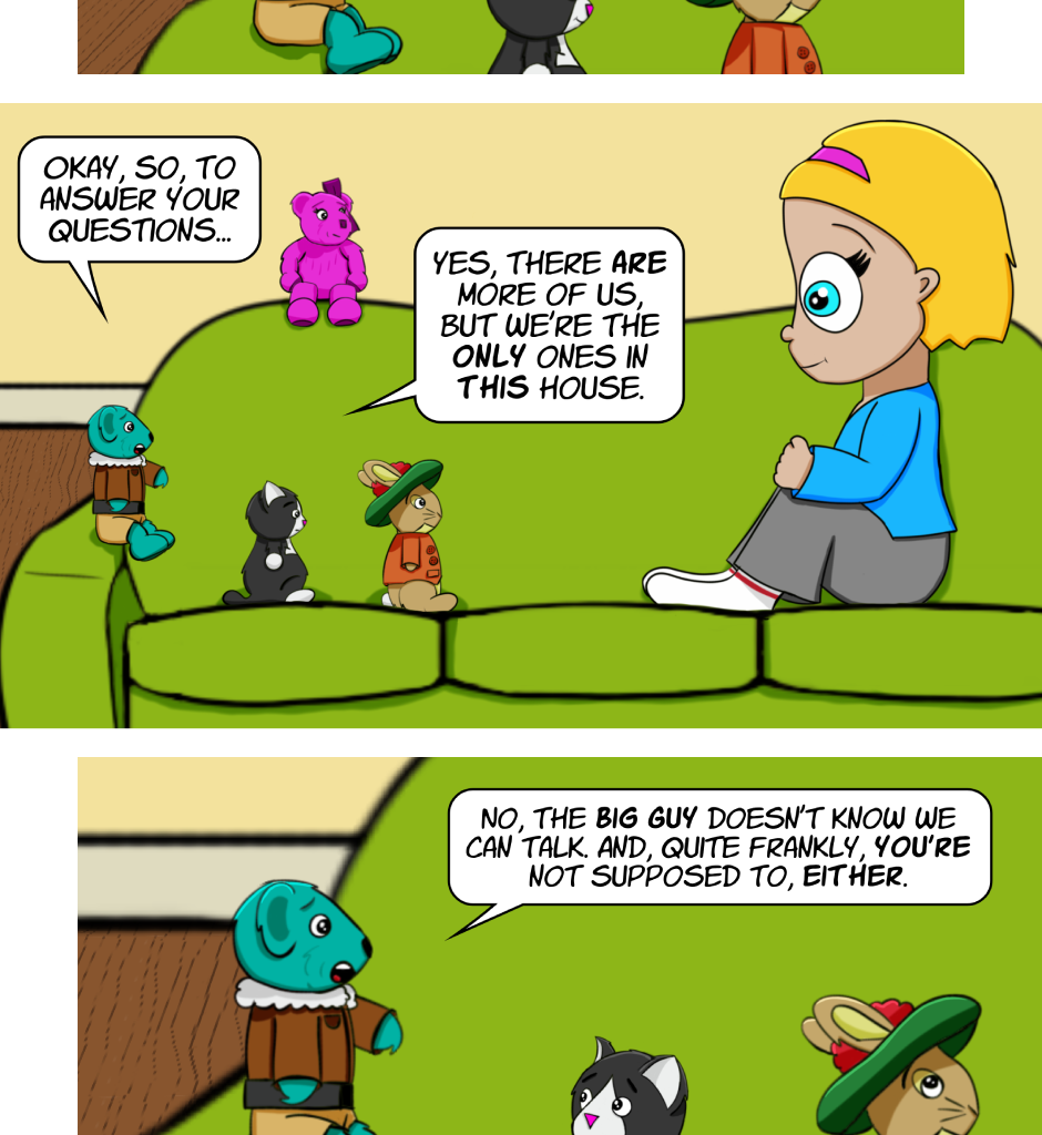 Fuzzy Knights - Episode 20, Page 1: Episode 19: Getting to Know You