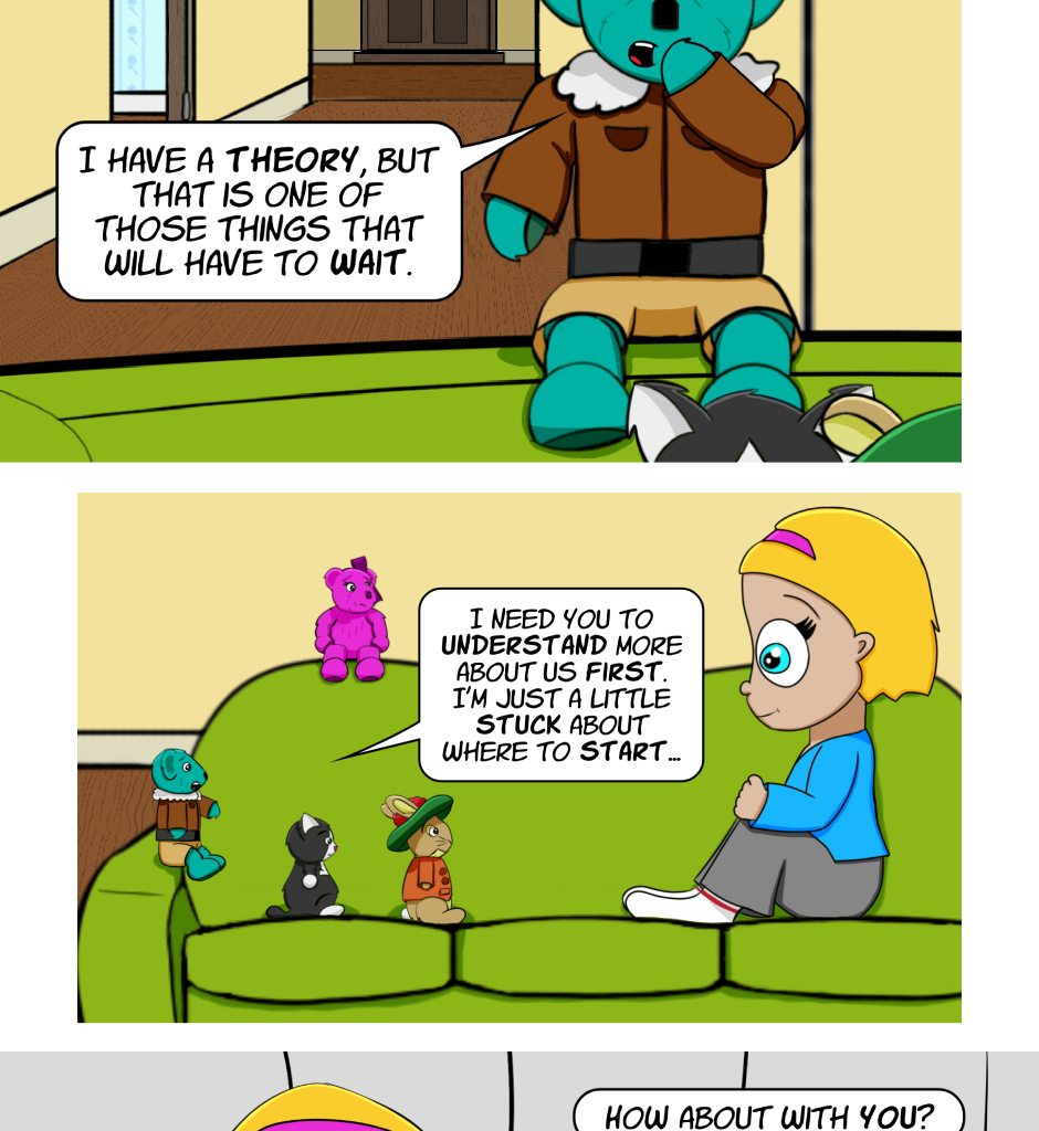 Fuzzy Knights - Episode 20, Page 1: Episode 19: Getting to Know You