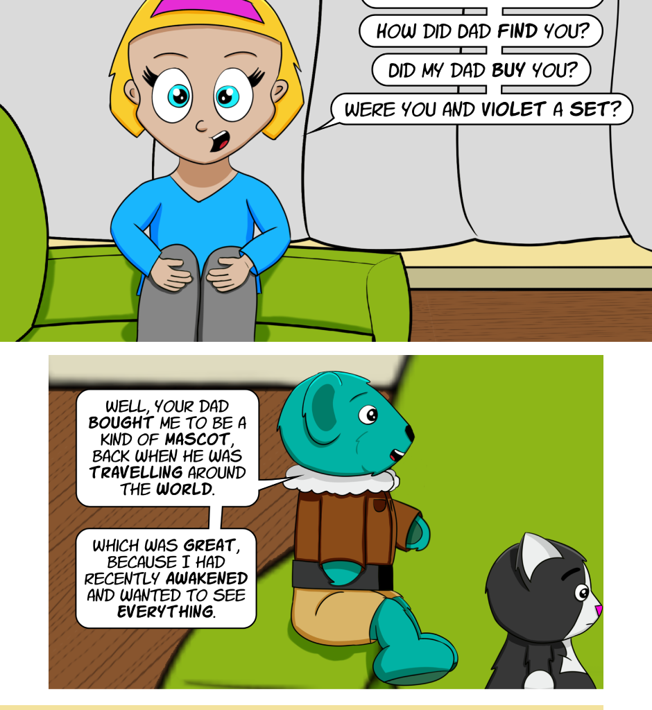 Fuzzy Knights - Episode 20, Page 1: Episode 19: Getting to Know You