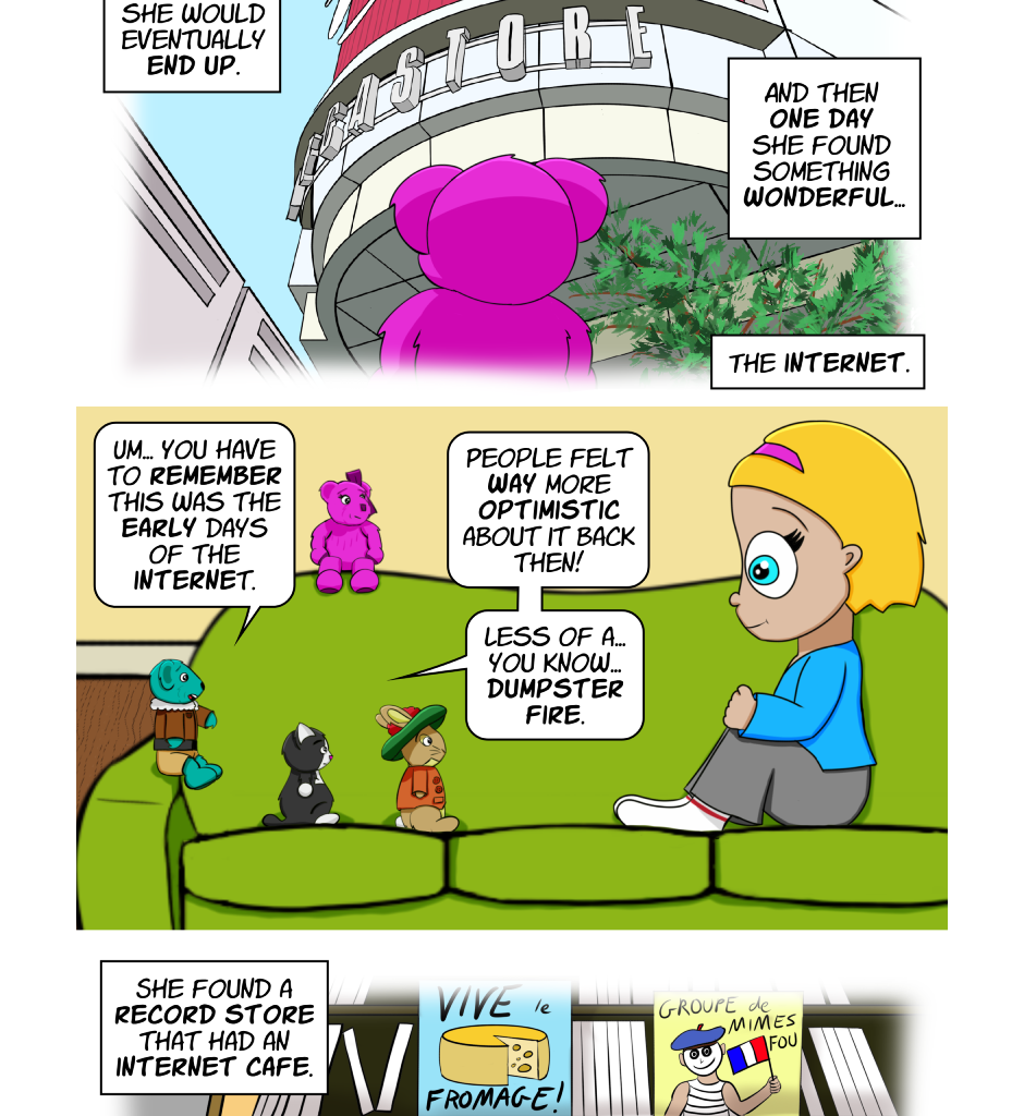 Fuzzy Knights - Episode 21, Page 1: Episode 20: Violet's Story
