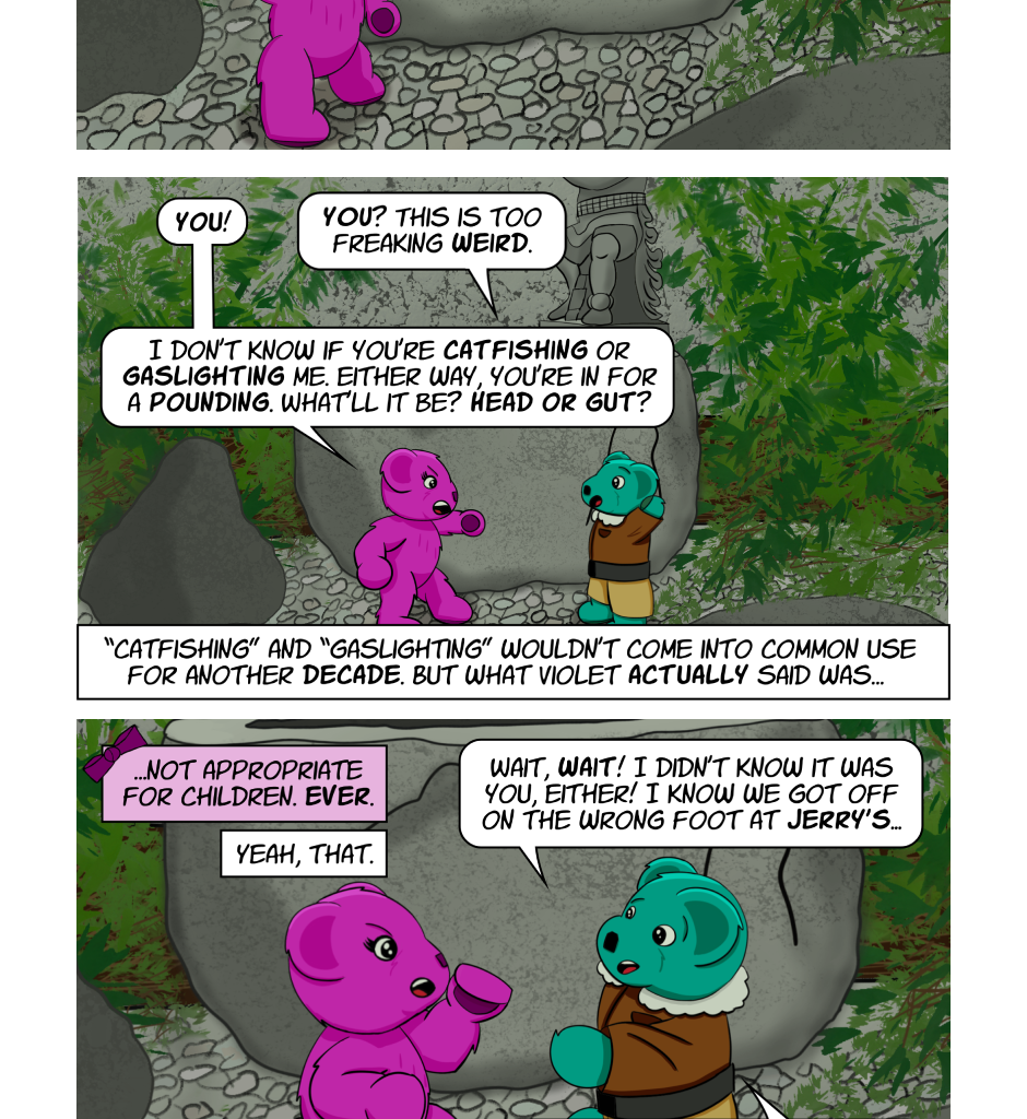 Fuzzy Knights - Episode 23, Page 1: Episode 22: ...And Other RomComs