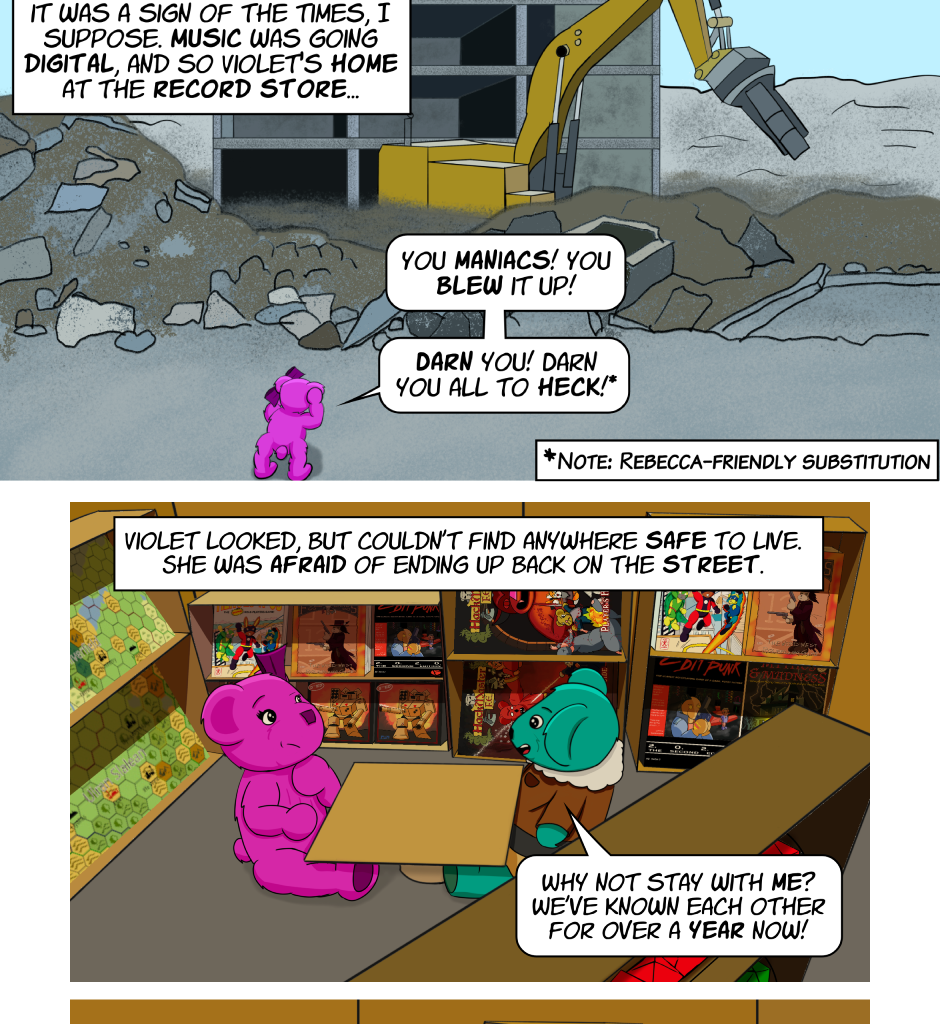Fuzzy Knights - Episode 24, Page 1: Episode 23: Finding Home