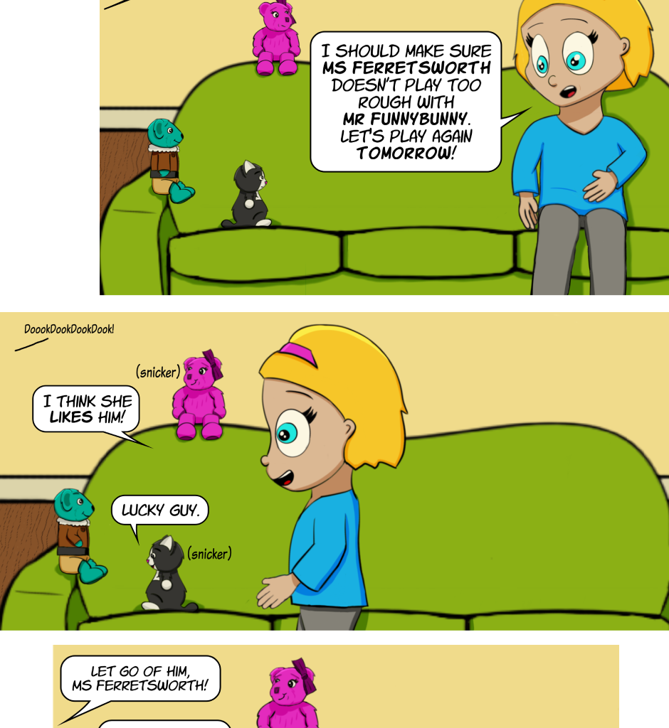 Fuzzy Knights - Episode 24, Page 1: Episode 23: Finding Home