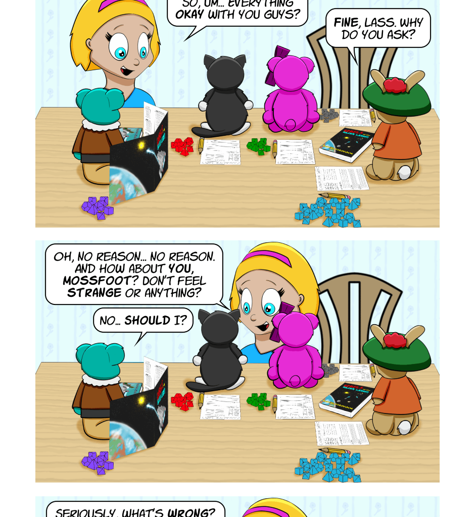 Fuzzy Knights - Episode 25, Page 1: Episode 24: Worth a Shot