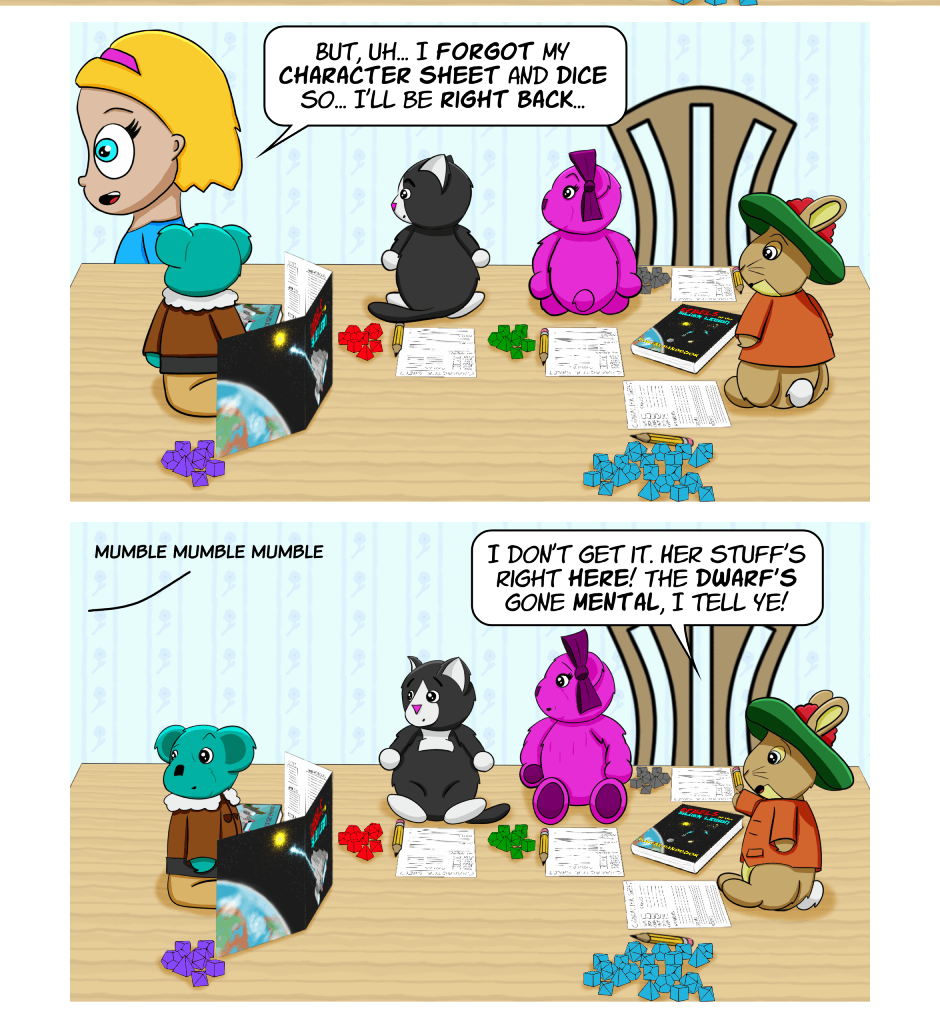 Fuzzy Knights - Episode 25, Page 1: Episode 24: Worth a Shot