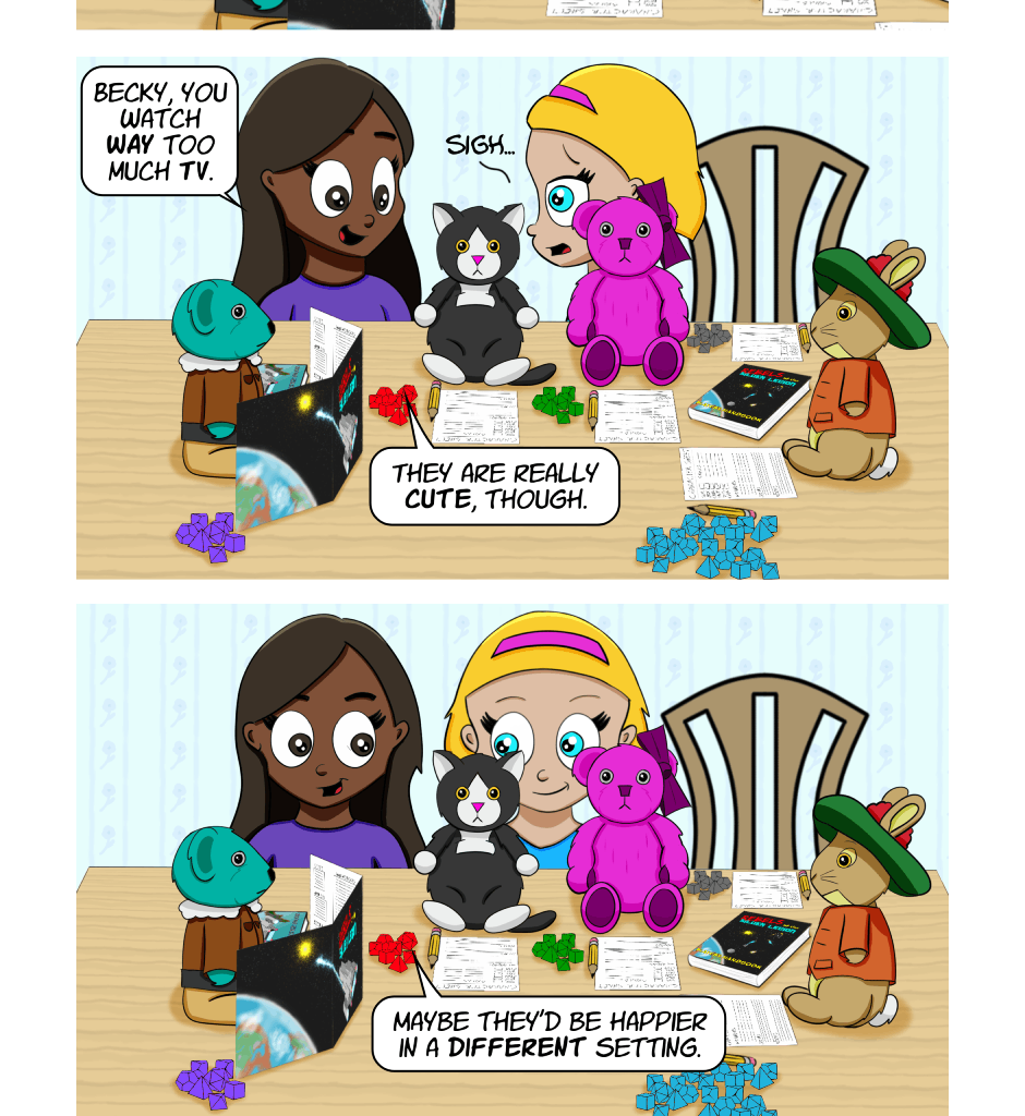 Fuzzy Knights - Episode 25, Page 1: Episode 24: Worth a Shot