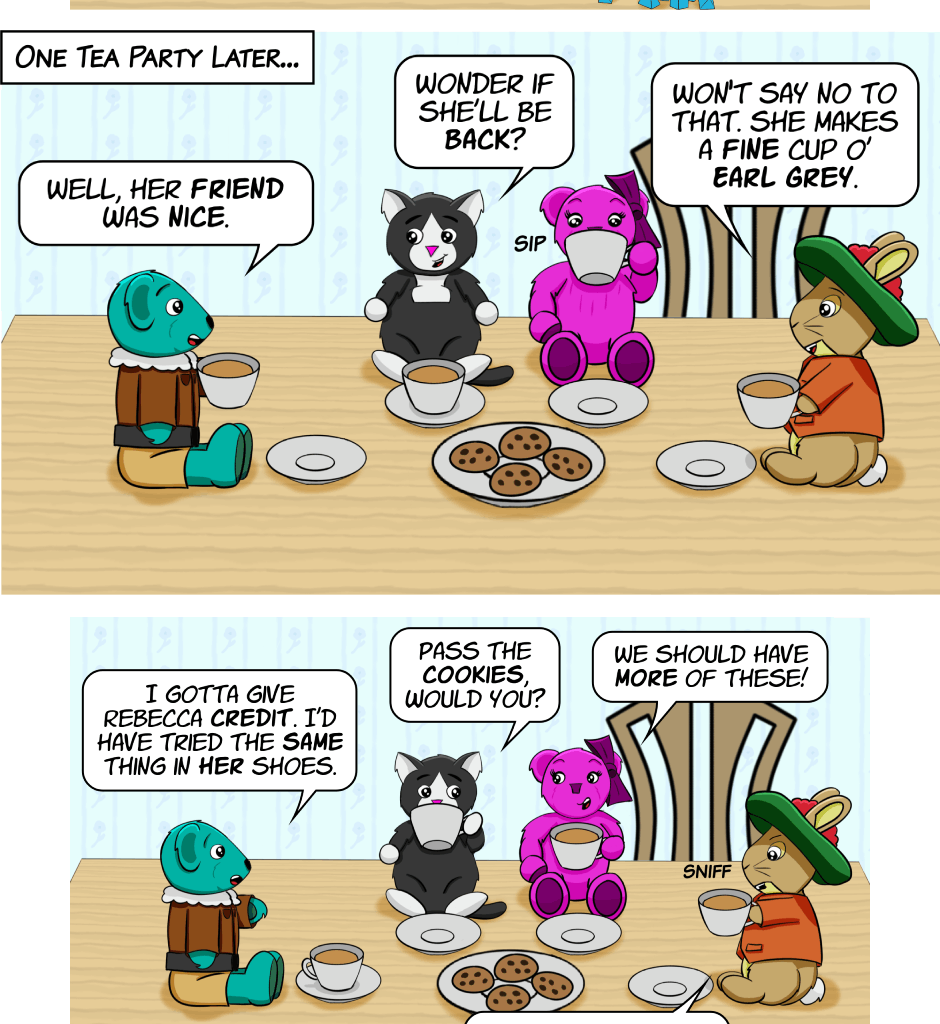 Fuzzy Knights - Episode 25, Page 1: Episode 24: Worth a Shot