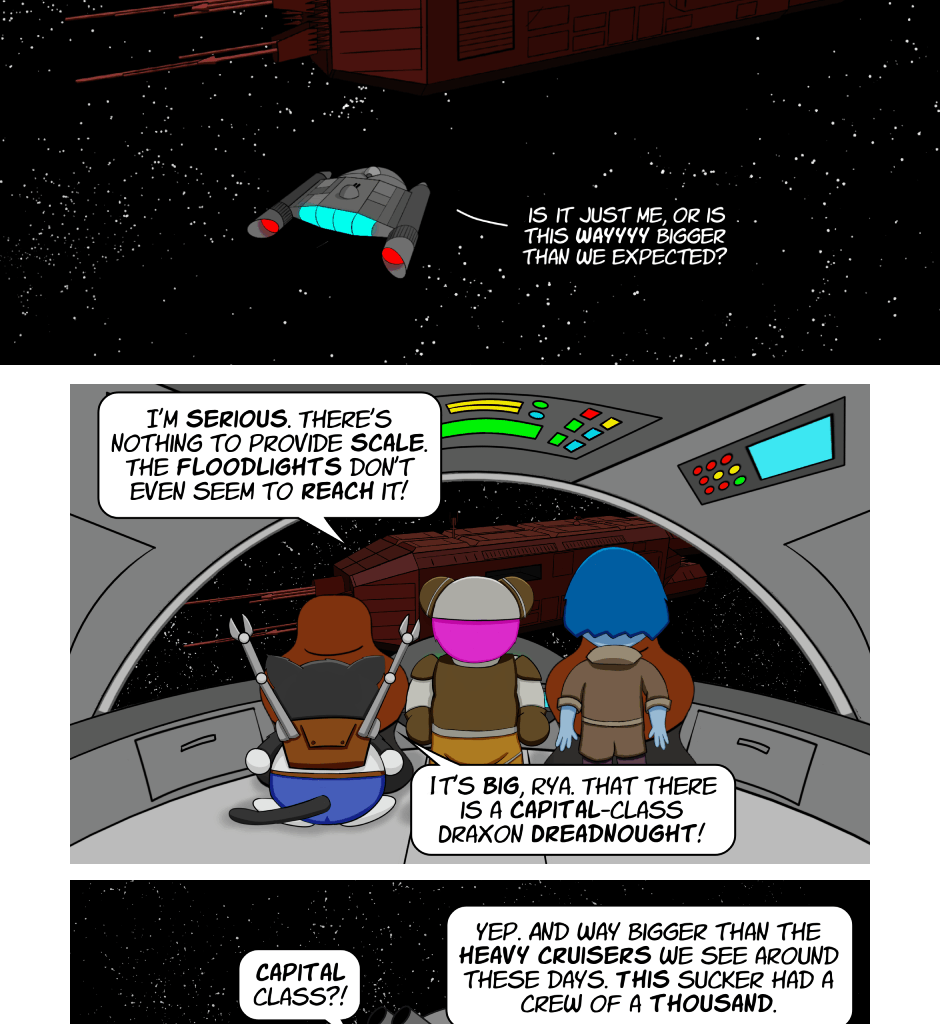 Fuzzy Knights - Episode 26, Page 1: Episode 25: I've Got A Bad Feeling About This...