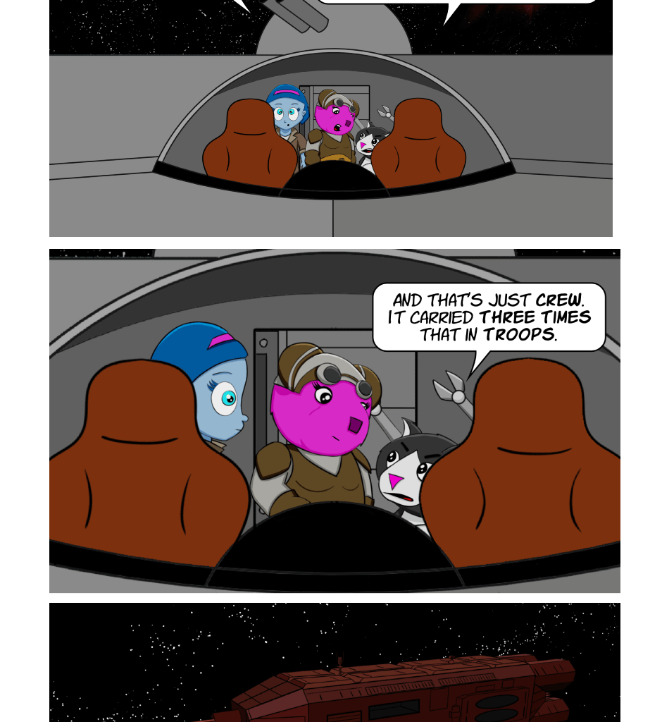 Fuzzy Knights - Episode 26, Page 1: Episode 25: I've Got A Bad Feeling About This...