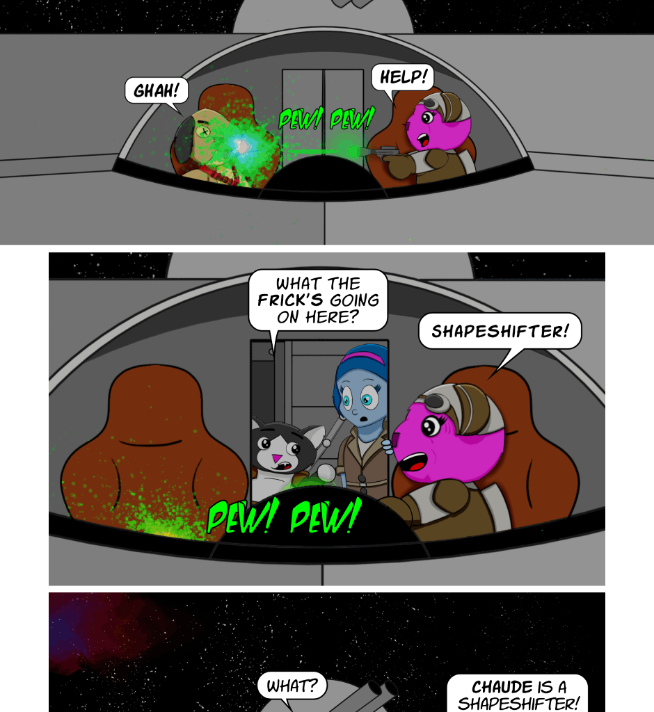 Fuzzy Knights - Episode 27, Page 1: Episode 26: Under Pressure