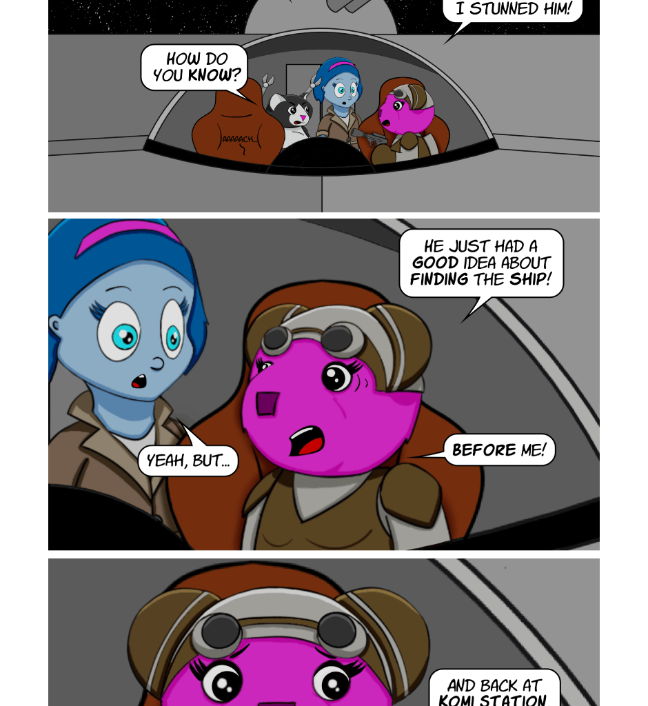 Fuzzy Knights - Episode 27, Page 1: Episode 26: Under Pressure