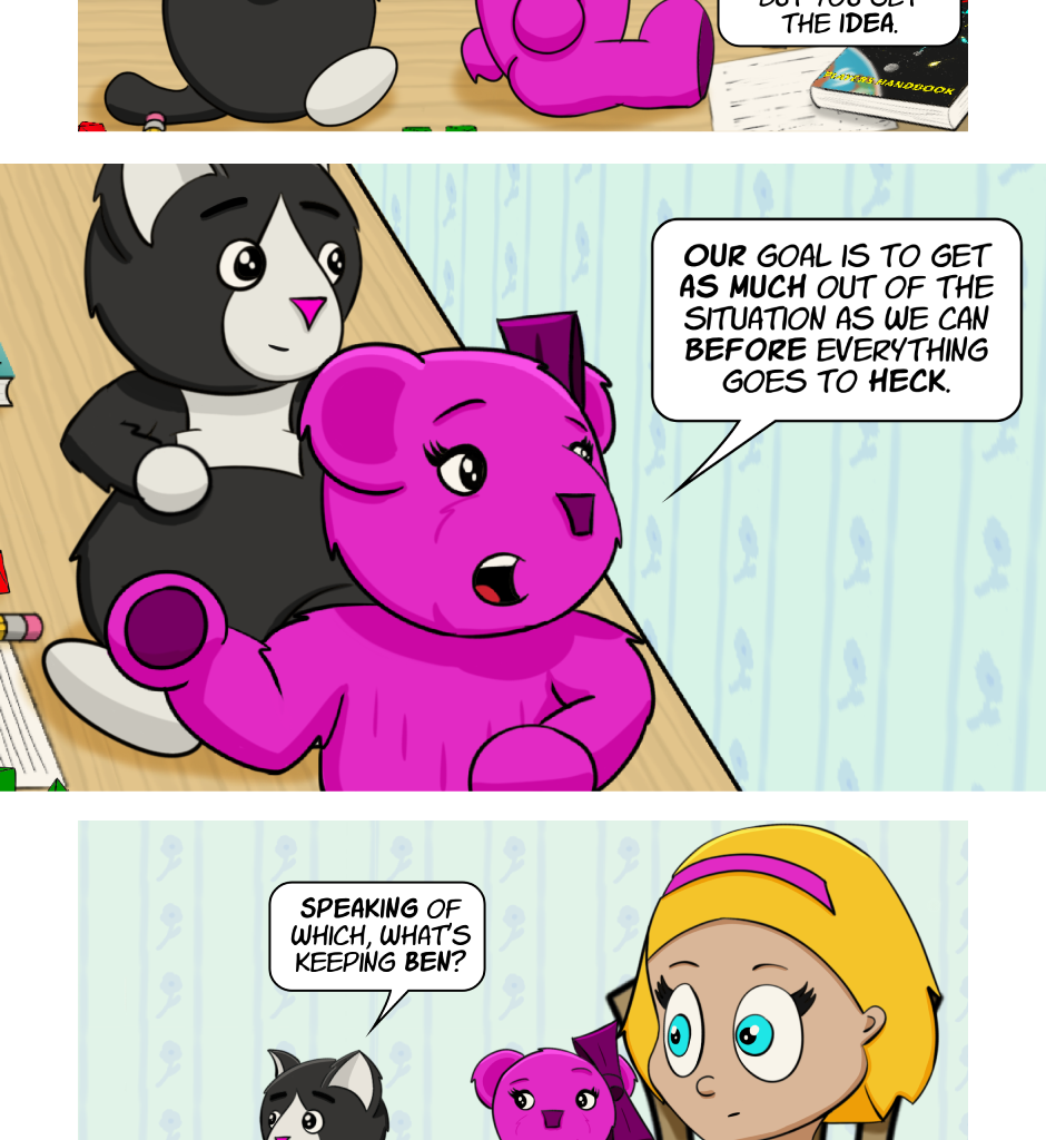 Fuzzy Knights - Episode 30, Page 1: Episode 29: Take Five