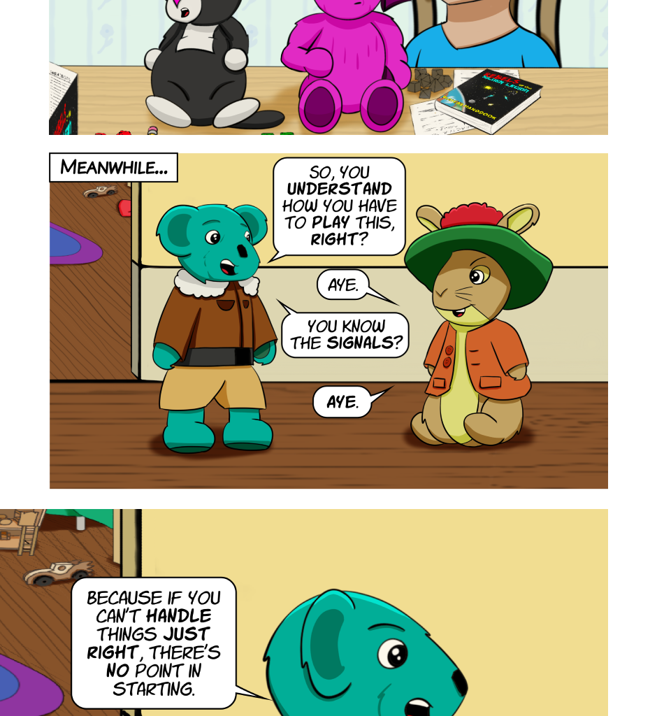 Fuzzy Knights - Episode 30, Page 1: Episode 29: Take Five