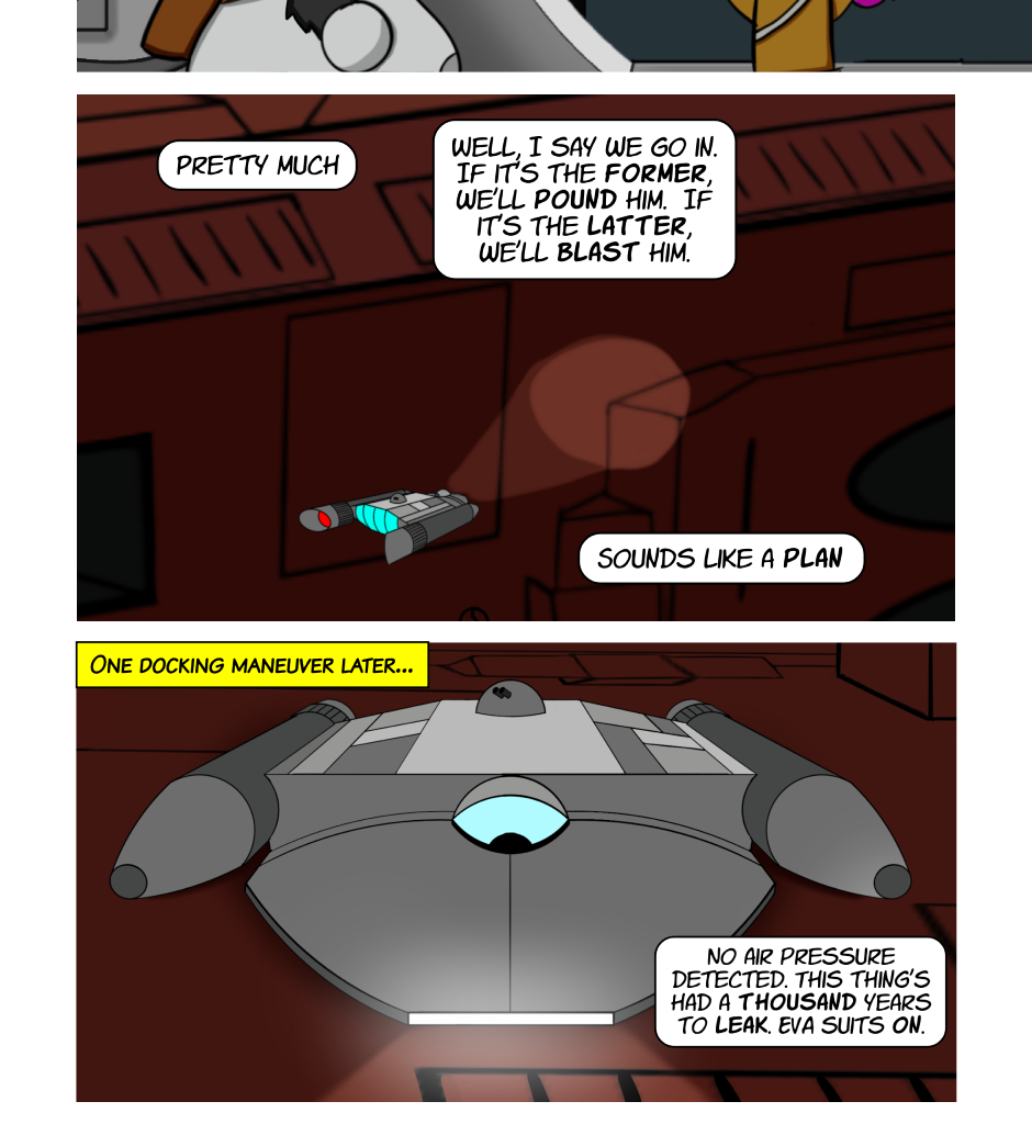 Fuzzy Knights - Episode 31, Page 1: Episode 30: Boarding Action