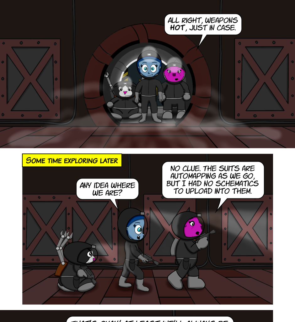 Fuzzy Knights - Episode 31, Page 1: Episode 30: Boarding Action