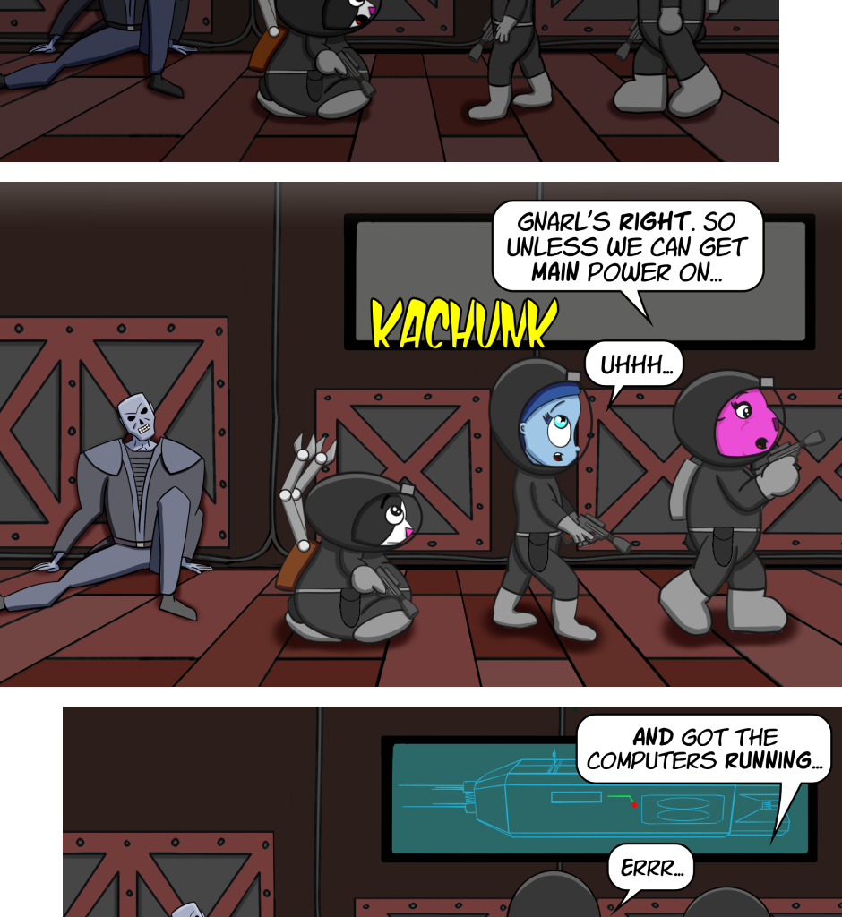 Fuzzy Knights - Episode 31, Page 1: Episode 30: Boarding Action