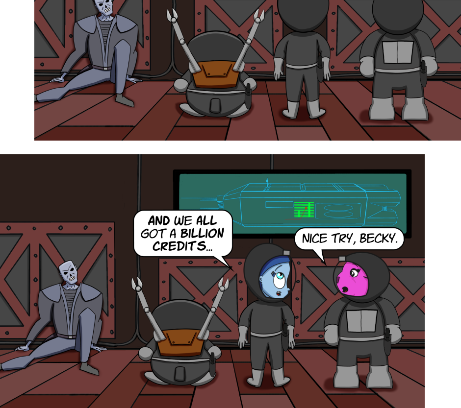 Fuzzy Knights - Episode 31, Page 1: Episode 30: Boarding Action